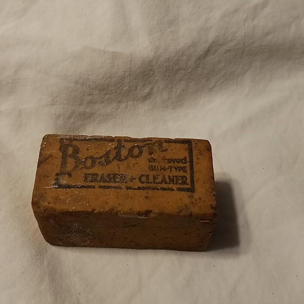 Vintage eraser and cleaner from Boston